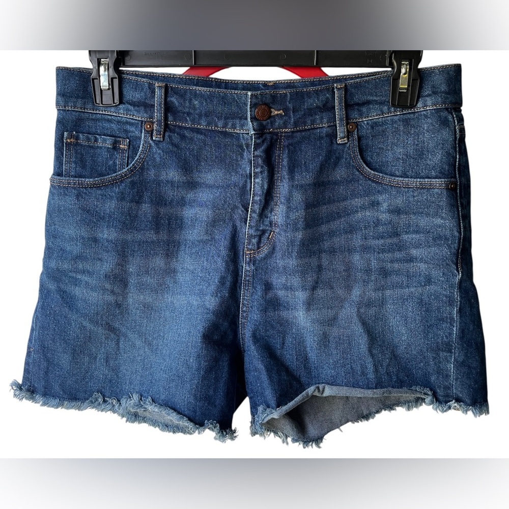 LOFT Dark Blue Jean Cutoff Shorts 29/8